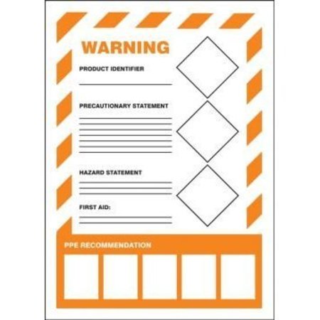 ACCUFORM GHS SECONDARY CONTAINER LABELS  LZH306VSP LZH306VSP